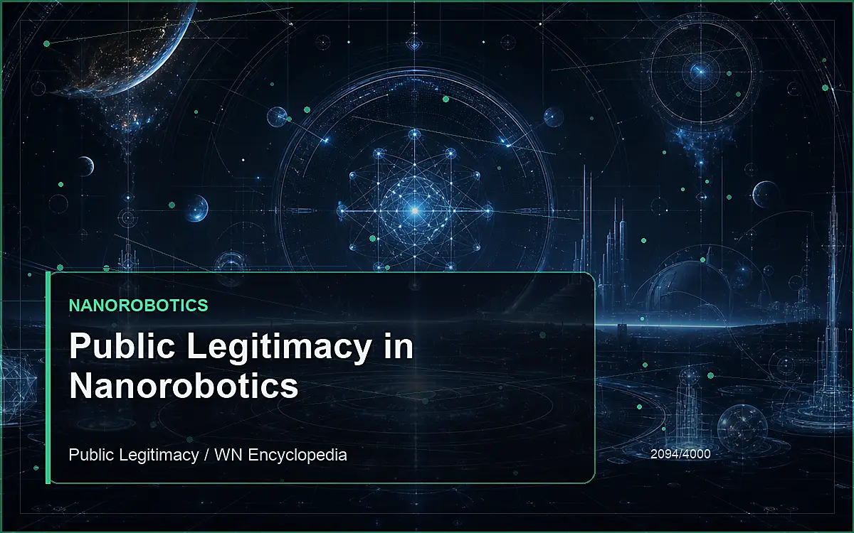 AI-generated encyclopedia reference image for Public Legitimacy in Nanorobotics