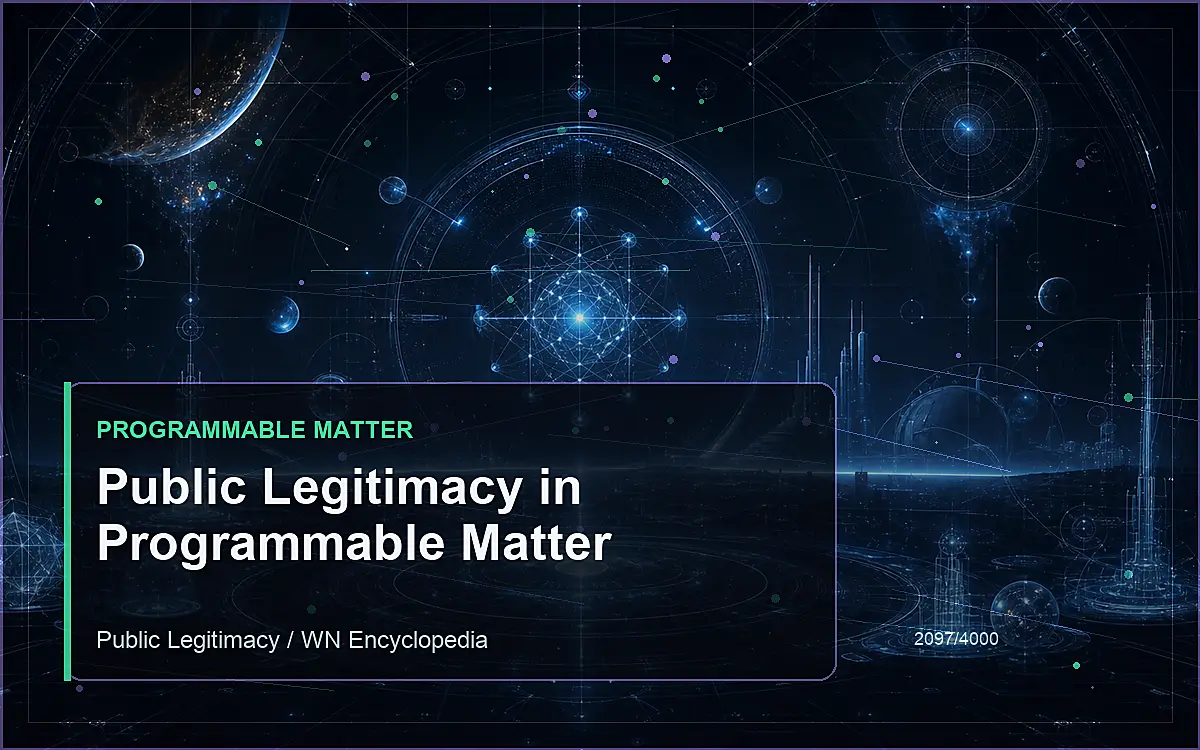 AI-generated encyclopedia reference image for Public Legitimacy in Programmable Matter