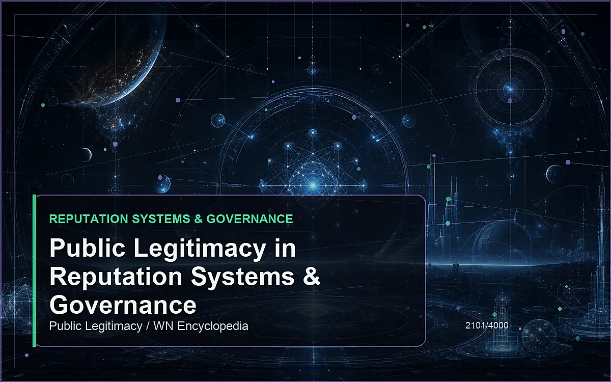 AI-generated encyclopedia reference image for Public Legitimacy in Reputation Systems & Governance