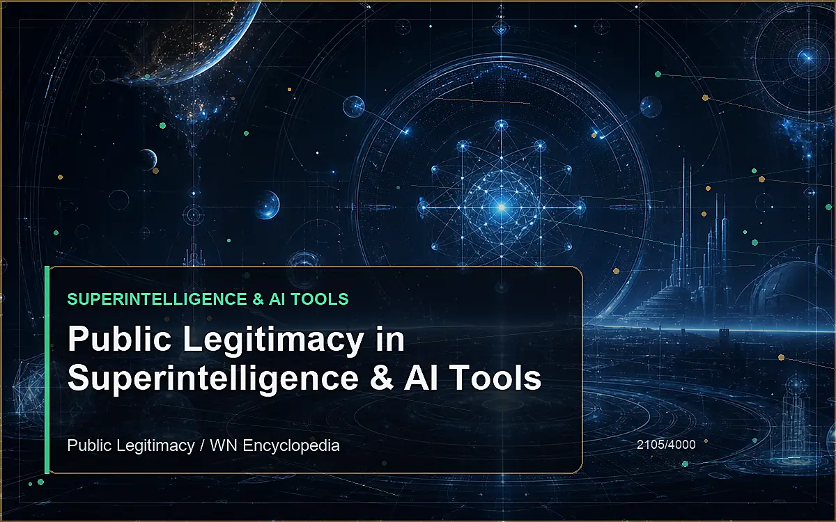 AI-generated encyclopedia reference image for Public Legitimacy in Superintelligence & AI Tools