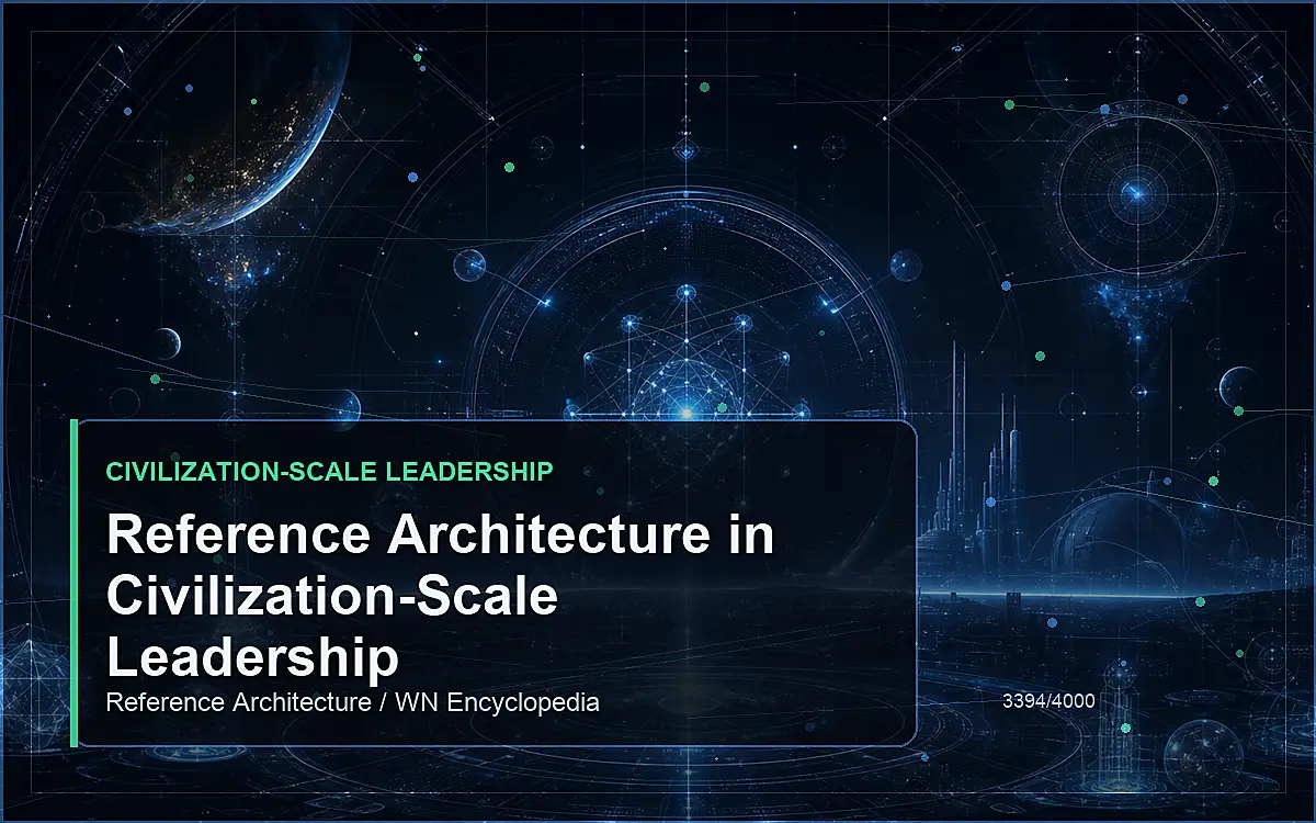 AI-generated encyclopedia reference image for Reference Architecture in Civilization-Scale Leadership