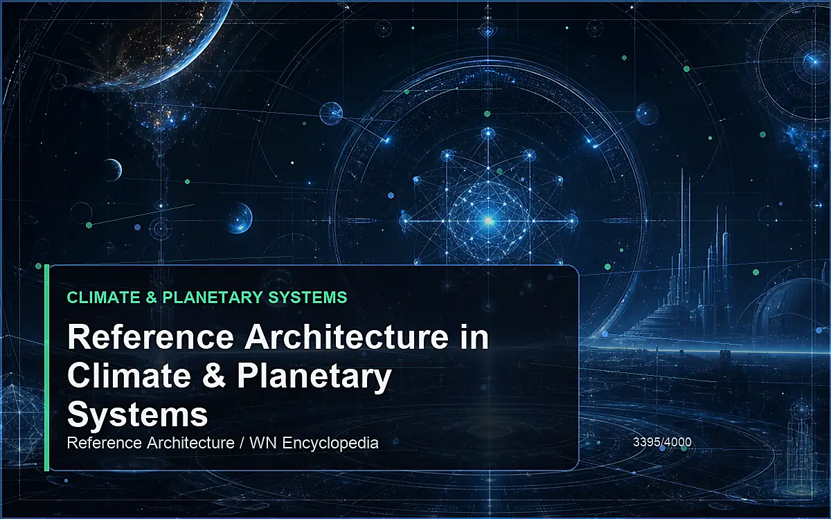 AI-generated encyclopedia reference image for Reference Architecture in Climate & Planetary Systems