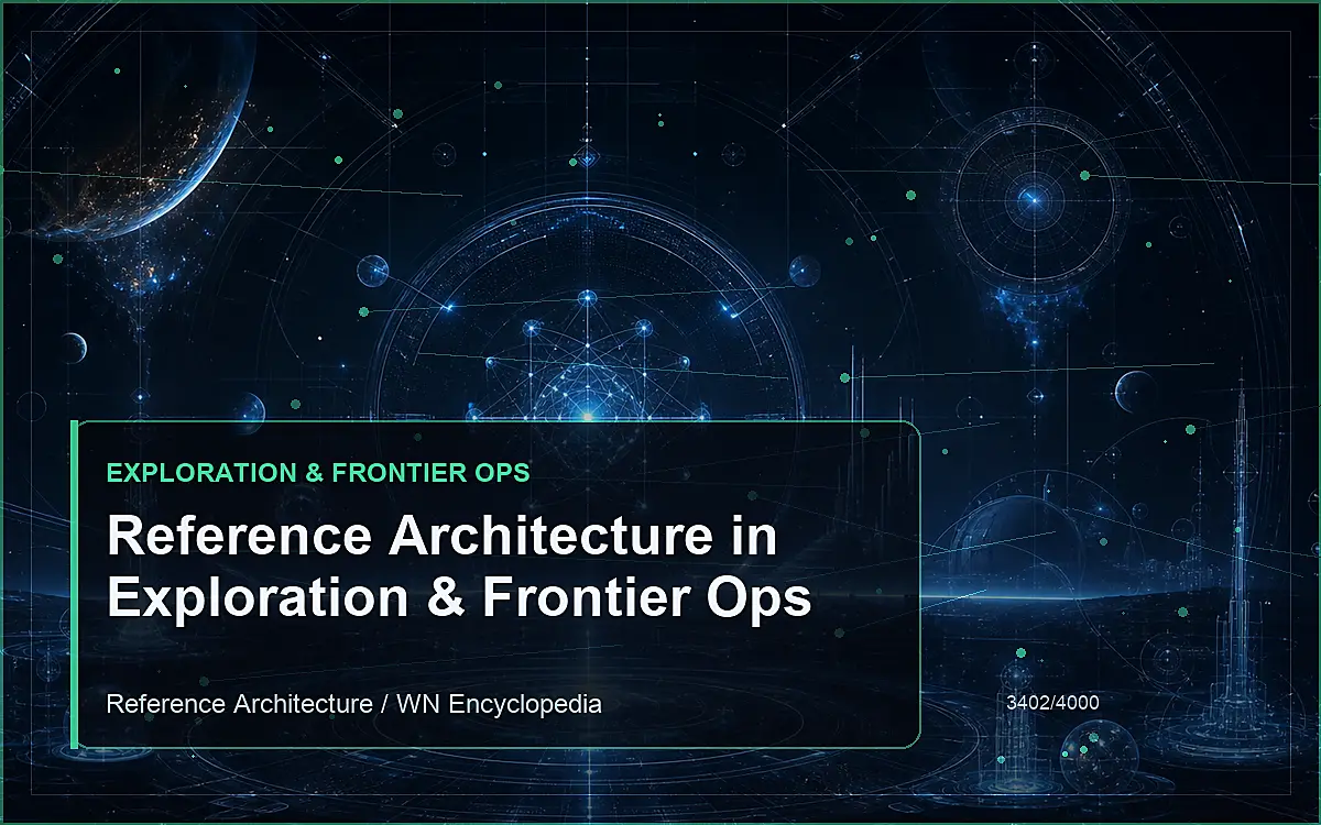 AI-generated encyclopedia reference image for Reference Architecture in Exploration & Frontier Ops