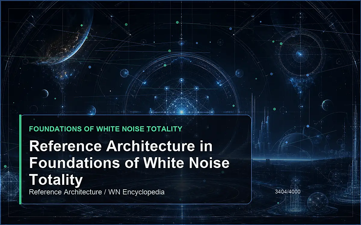AI-generated encyclopedia reference image for Reference Architecture in Foundations of White Noise Totality