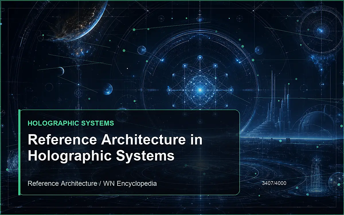 AI-generated encyclopedia reference image for Reference Architecture in Holographic Systems