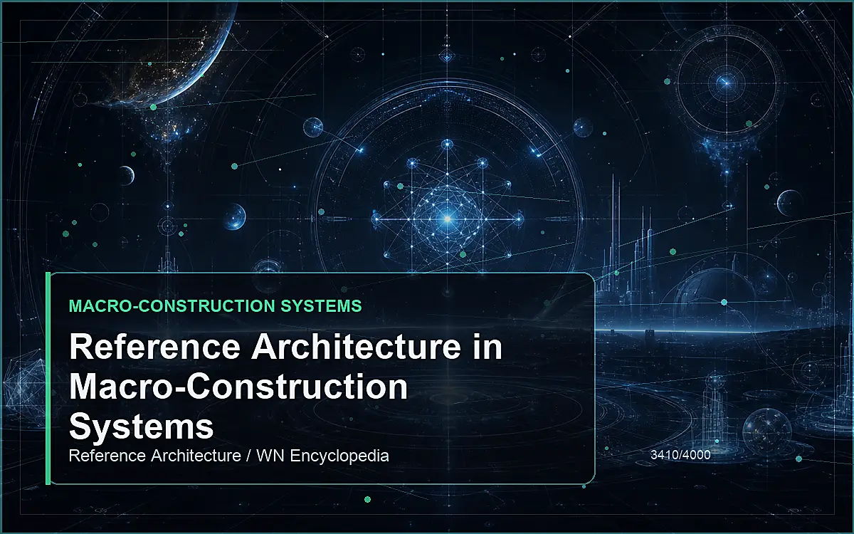 AI-generated encyclopedia reference image for Reference Architecture in Macro-Construction Systems