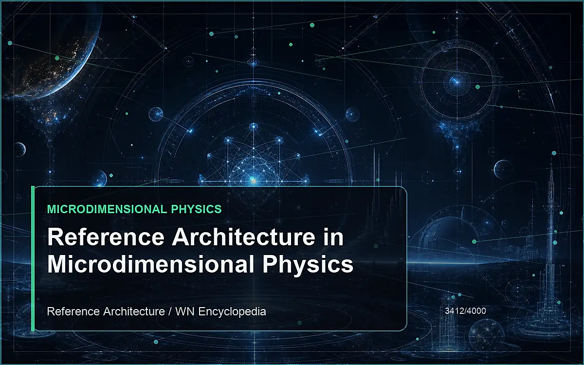 AI-generated encyclopedia reference image for Reference Architecture in Microdimensional Physics
