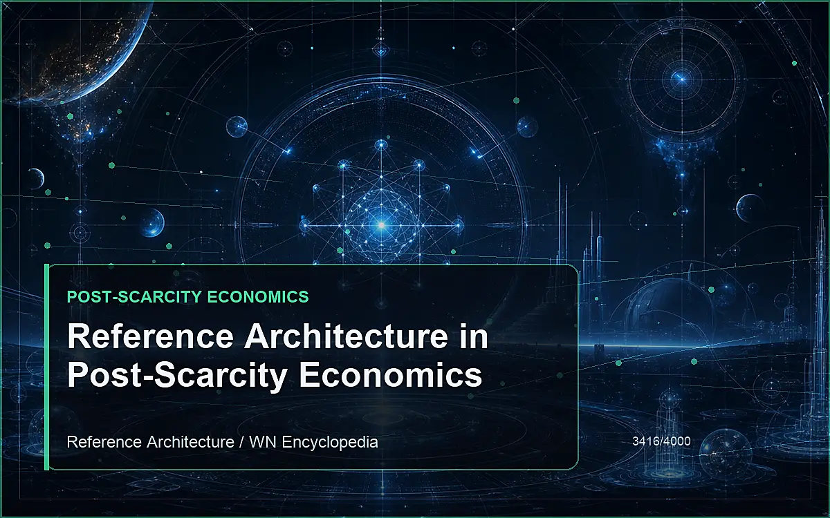 AI-generated encyclopedia reference image for Reference Architecture in Post-Scarcity Economics