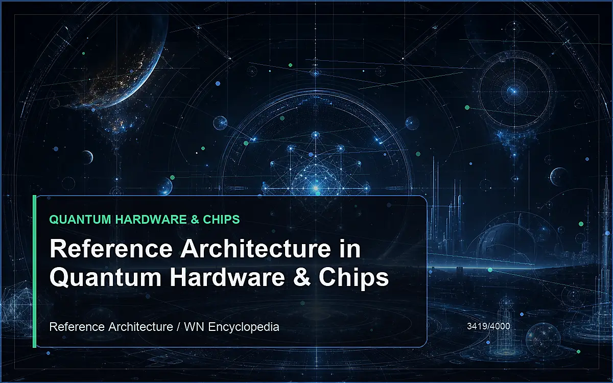 AI-generated encyclopedia reference image for Reference Architecture in Quantum Hardware & Chips