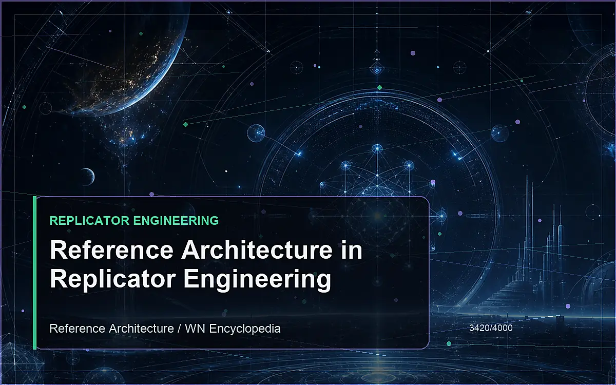 AI-generated encyclopedia reference image for Reference Architecture in Replicator Engineering