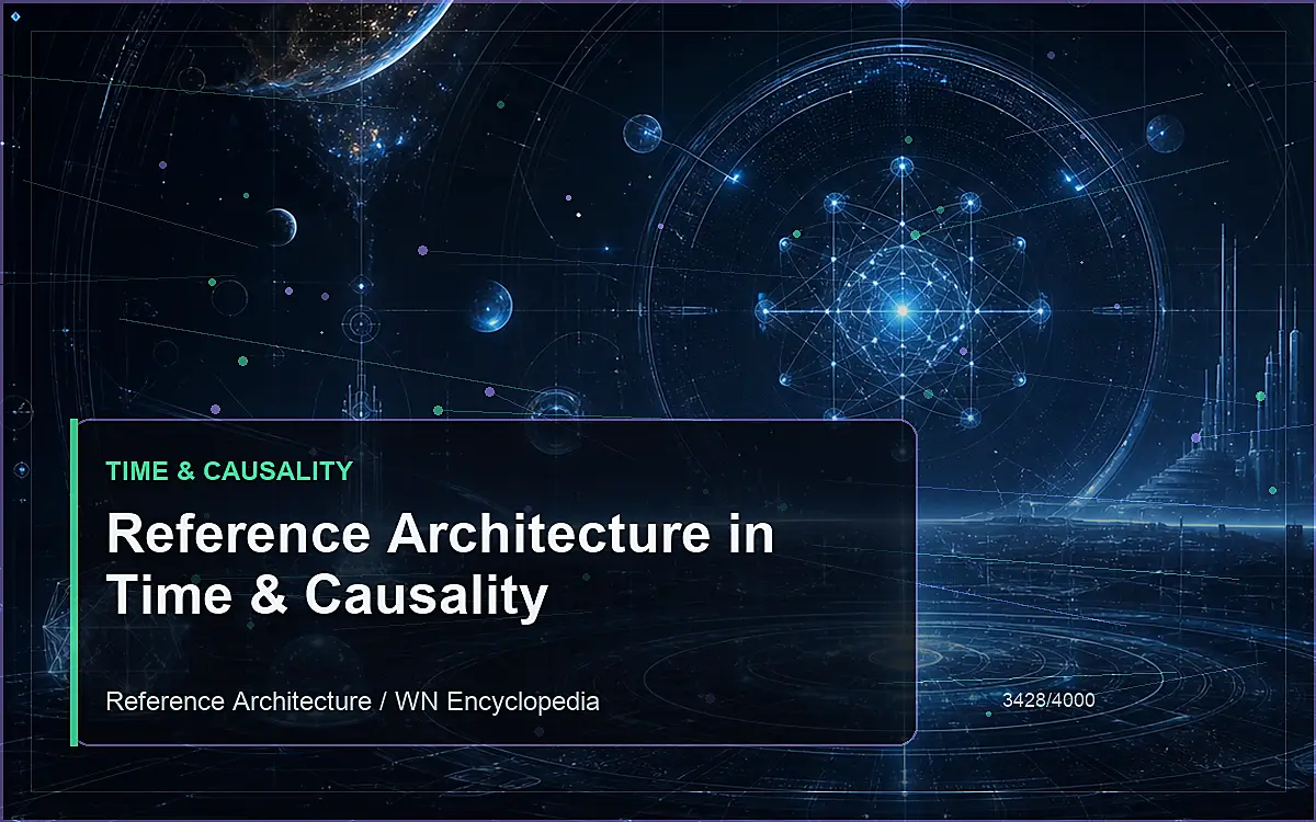 AI-generated encyclopedia reference image for Reference Architecture in Time & Causality