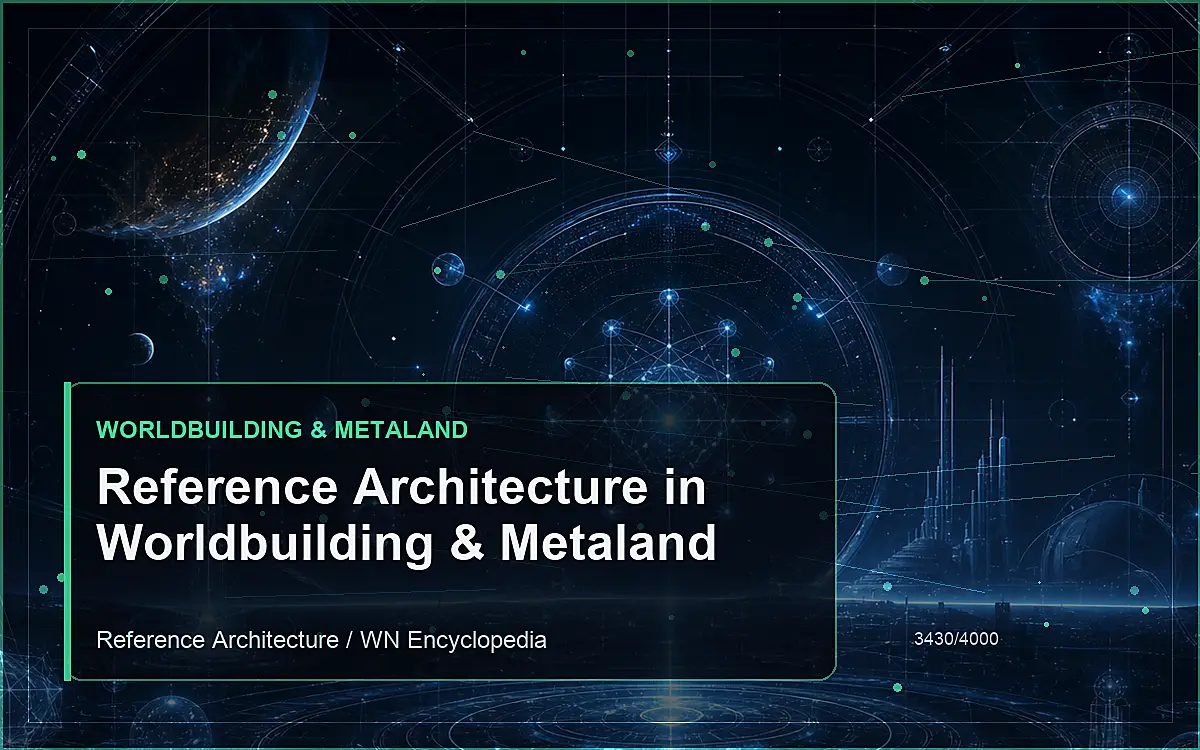 AI-generated encyclopedia reference image for Reference Architecture in Worldbuilding & Metaland