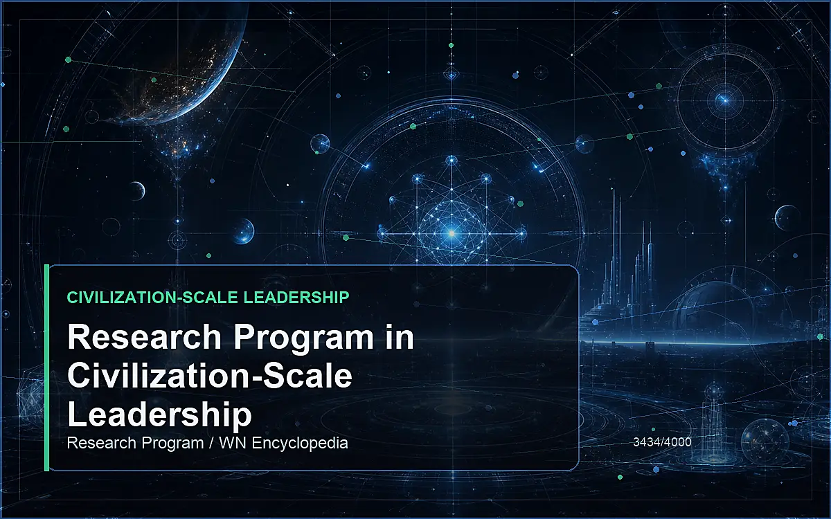 AI-generated encyclopedia reference image for Research Program in Civilization-Scale Leadership