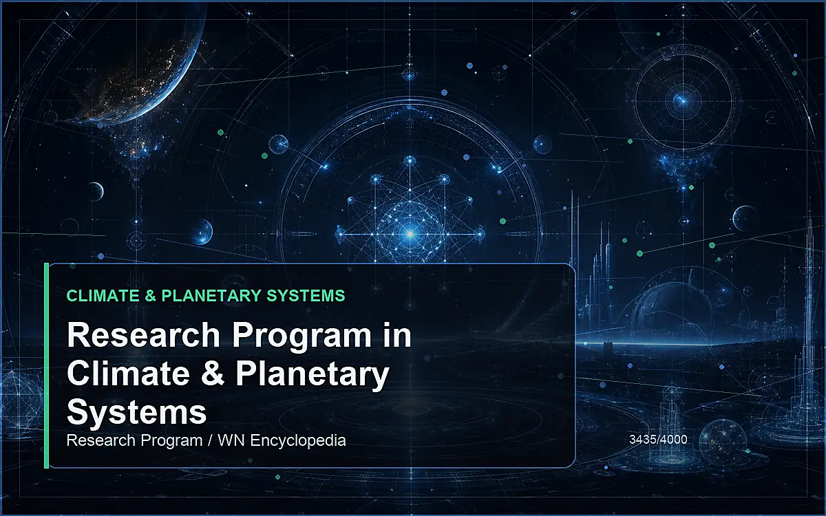 AI-generated encyclopedia reference image for Research Program in Climate & Planetary Systems