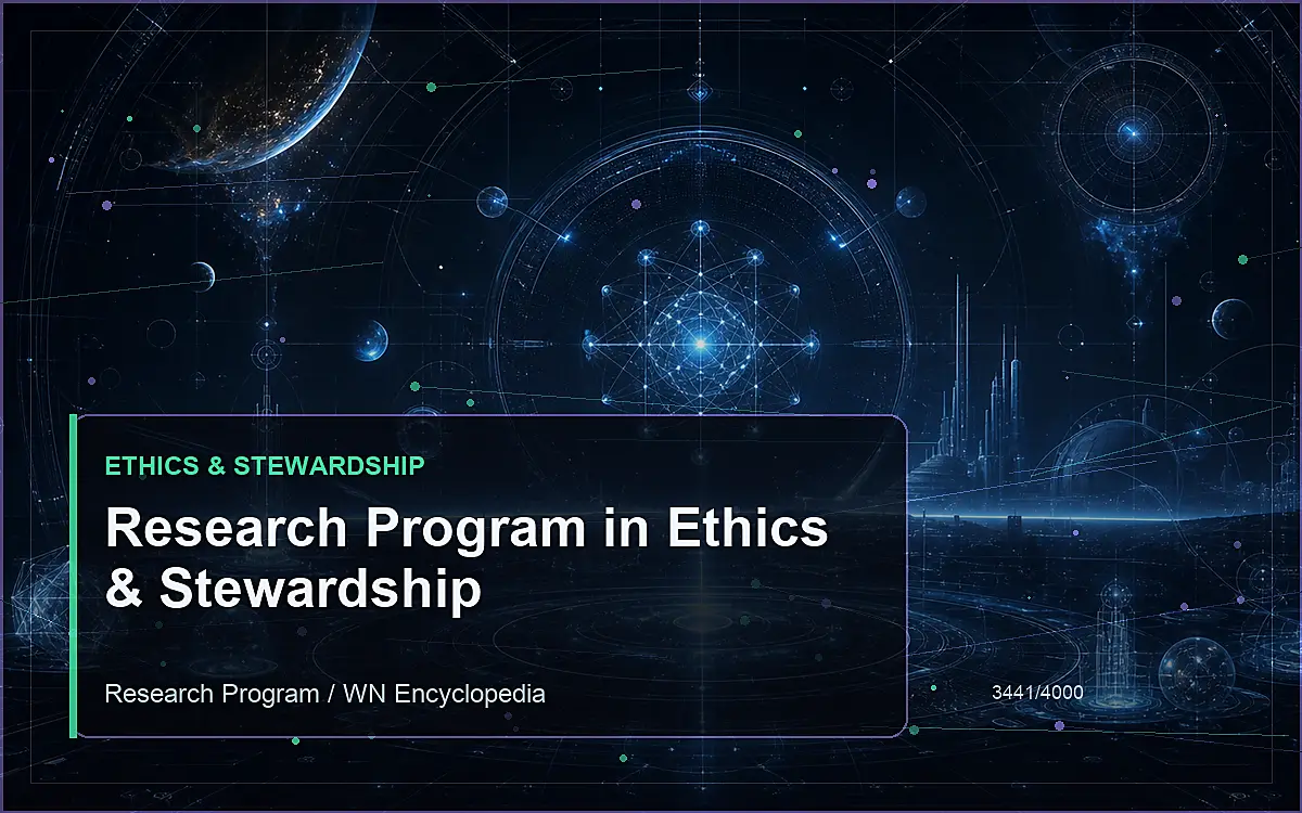 AI-generated encyclopedia reference image for Research Program in Ethics & Stewardship