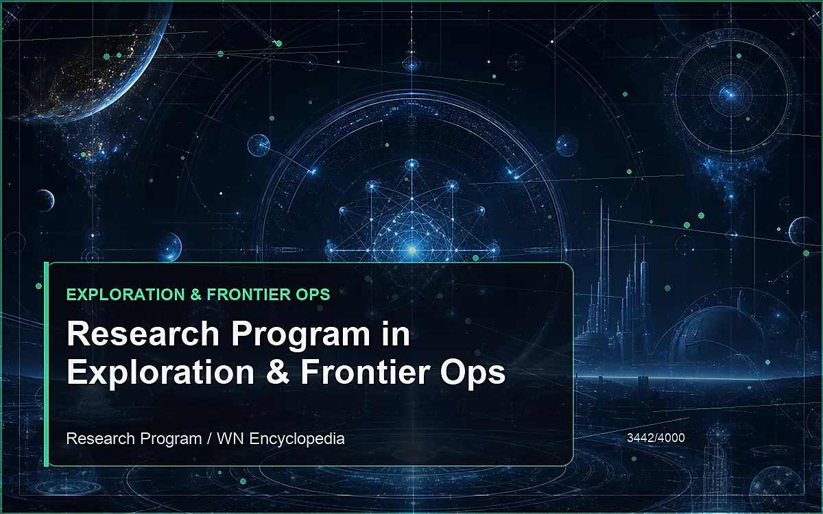 AI-generated encyclopedia reference image for Research Program in Exploration & Frontier Ops