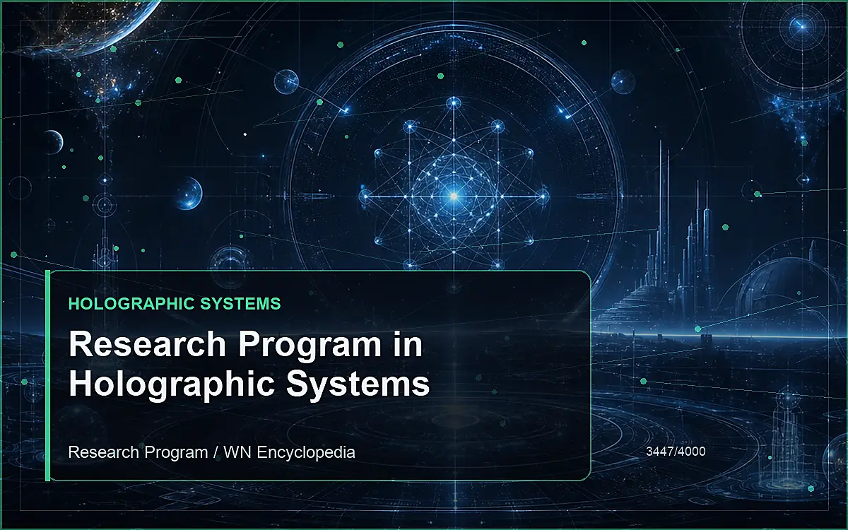 AI-generated encyclopedia reference image for Research Program in Holographic Systems
