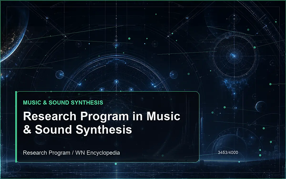 AI-generated encyclopedia reference image for Research Program in Music & Sound Synthesis