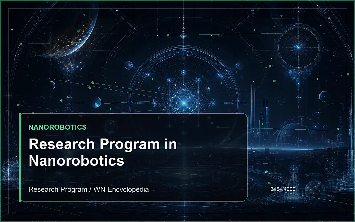 AI-generated encyclopedia reference image for Research Program in Nanorobotics