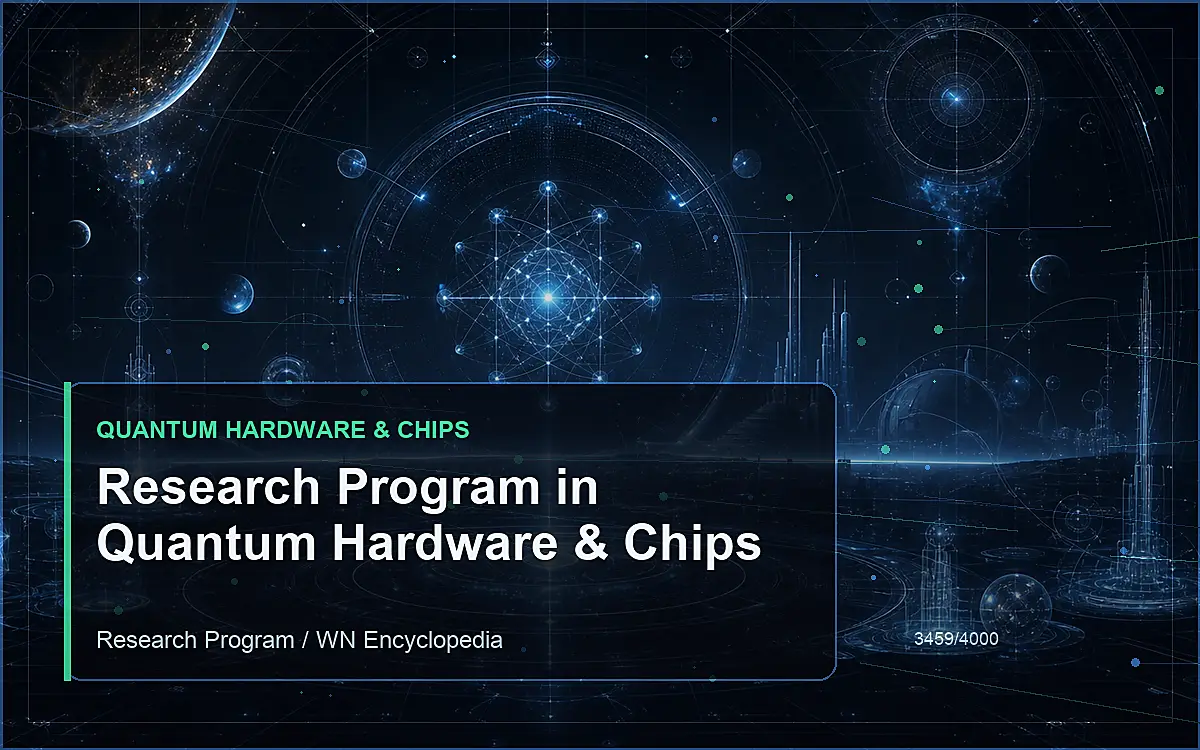 AI-generated encyclopedia reference image for Research Program in Quantum Hardware & Chips