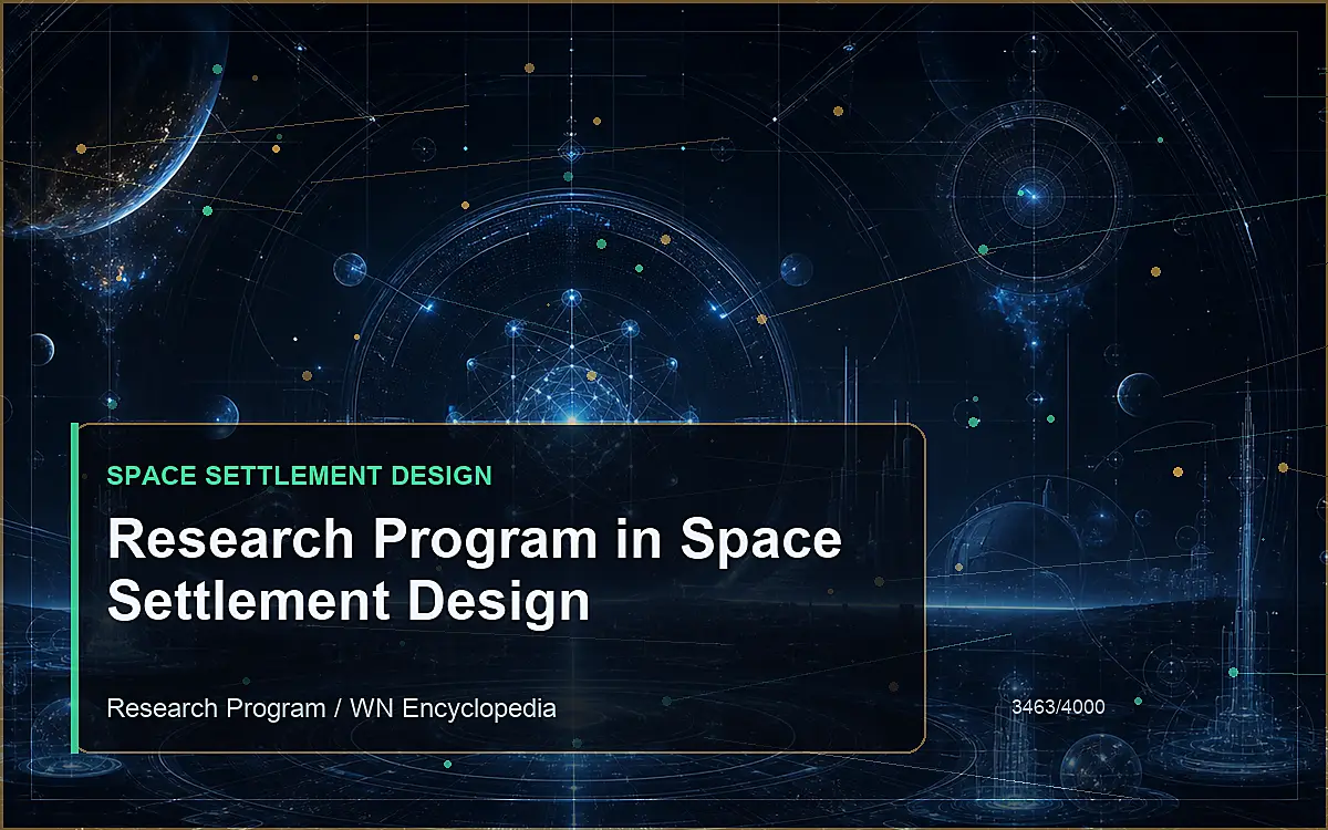 AI-generated encyclopedia reference image for Research Program in Space Settlement Design