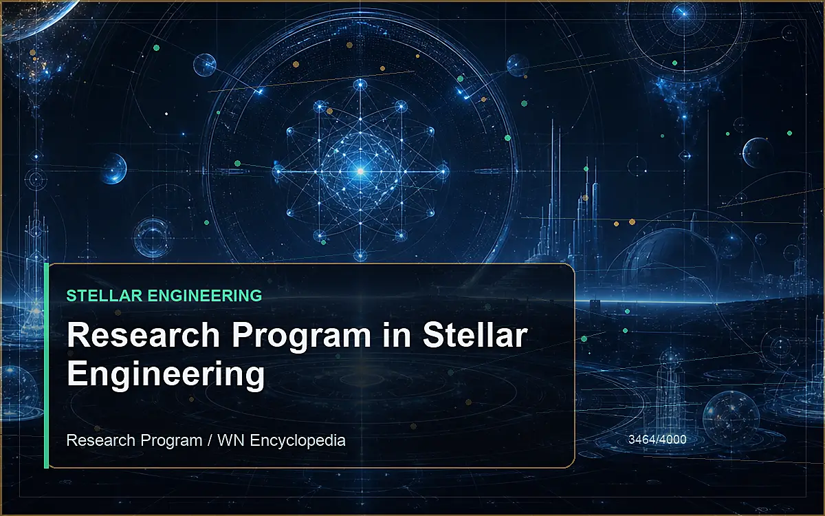 AI-generated encyclopedia reference image for Research Program in Stellar Engineering