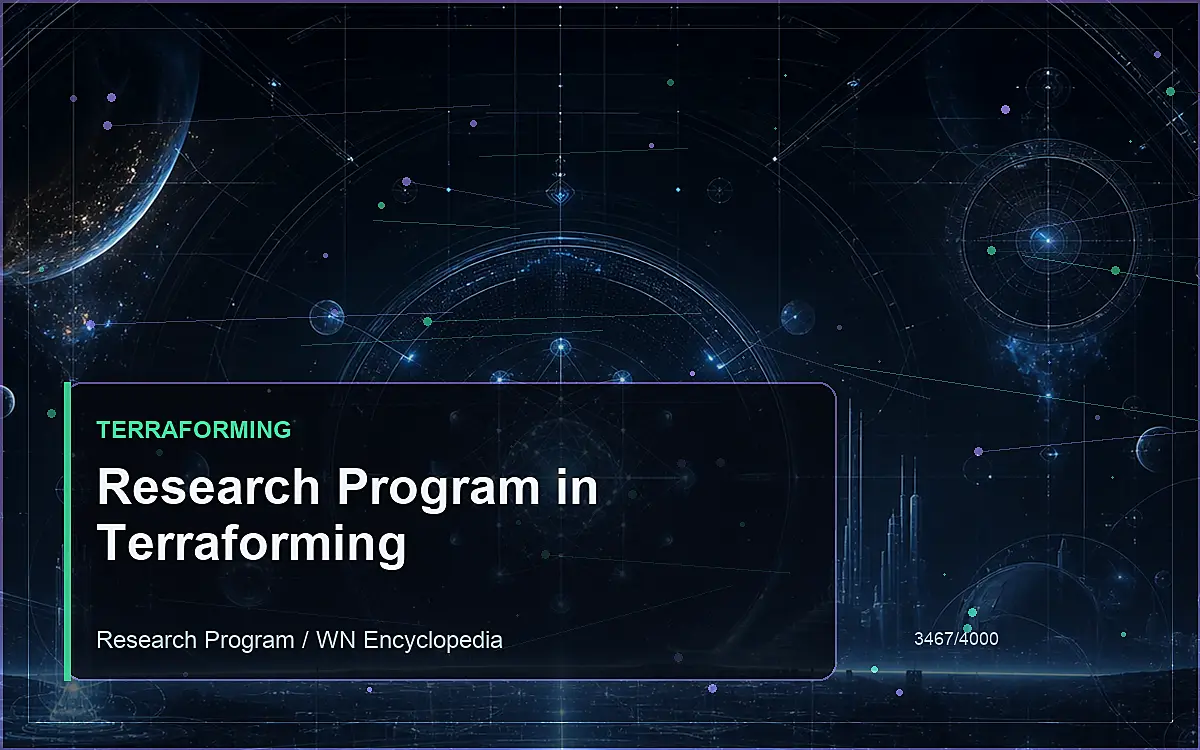 AI-generated encyclopedia reference image for Research Program in Terraforming