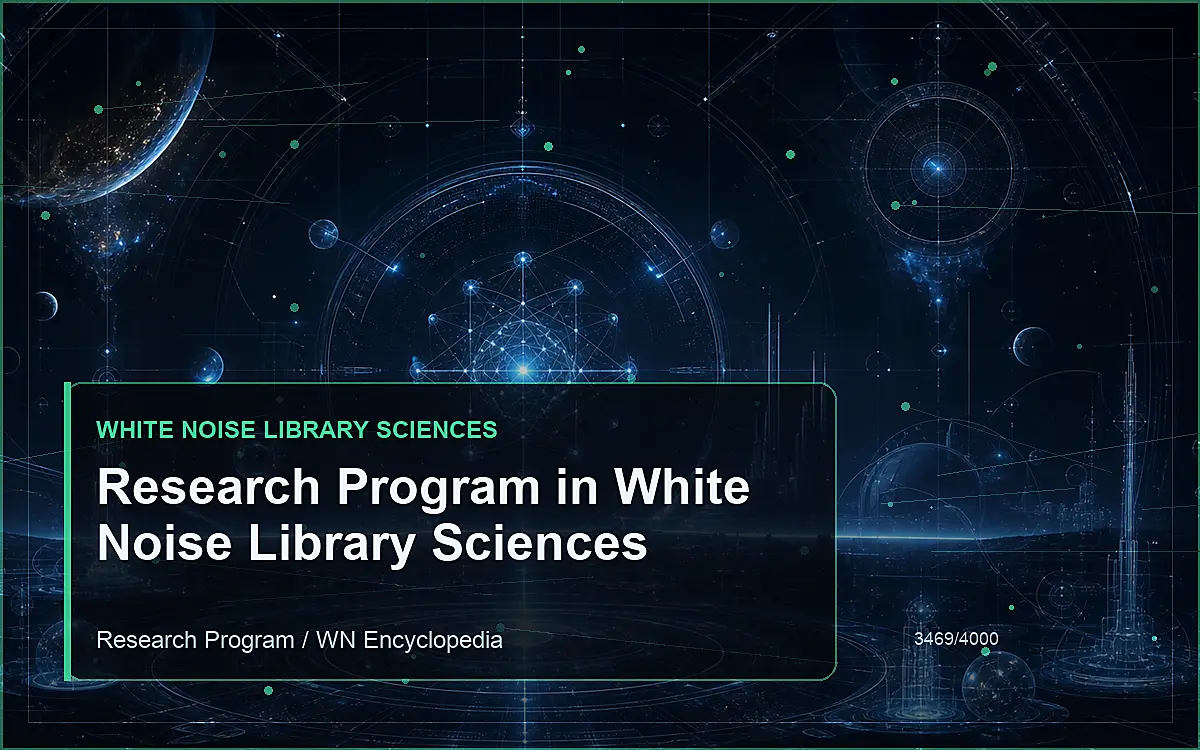 AI-generated encyclopedia reference image for Research Program in White Noise Library Sciences