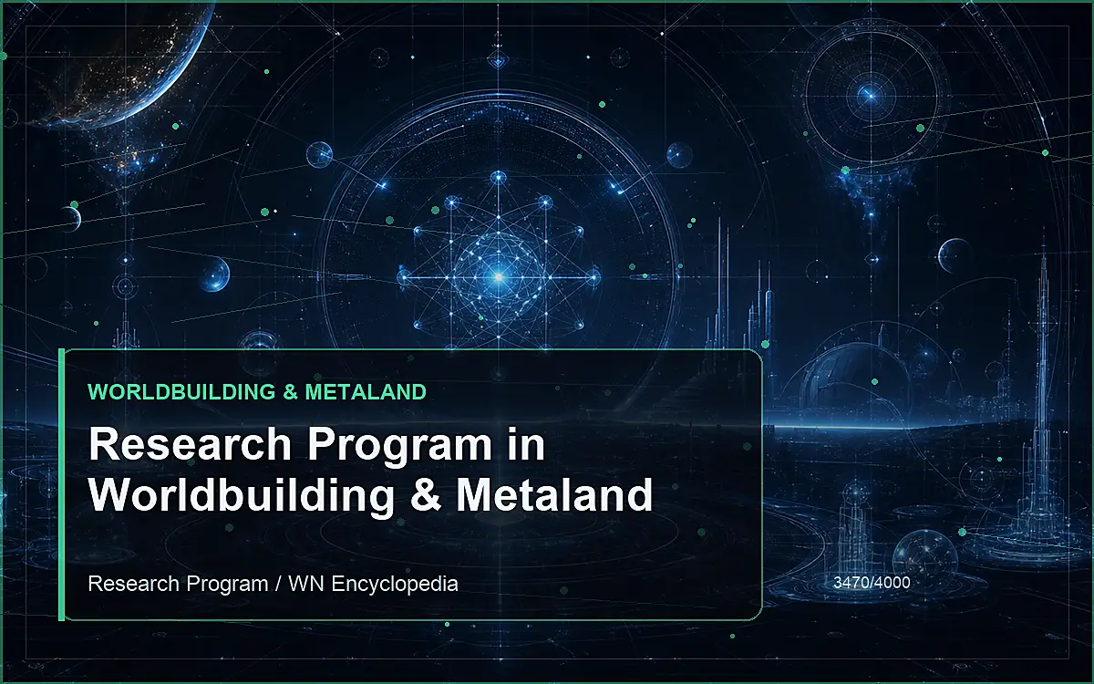 AI-generated encyclopedia reference image for Research Program in Worldbuilding & Metaland