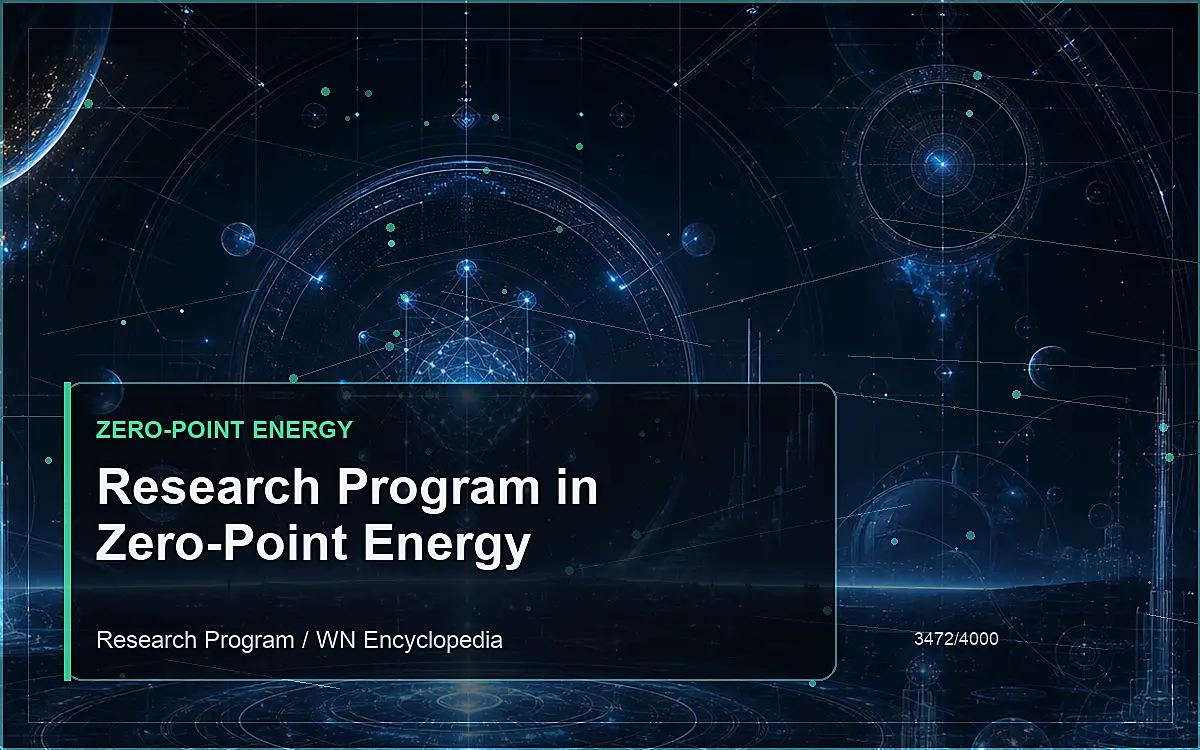 AI-generated encyclopedia reference image for Research Program in Zero-Point Energy