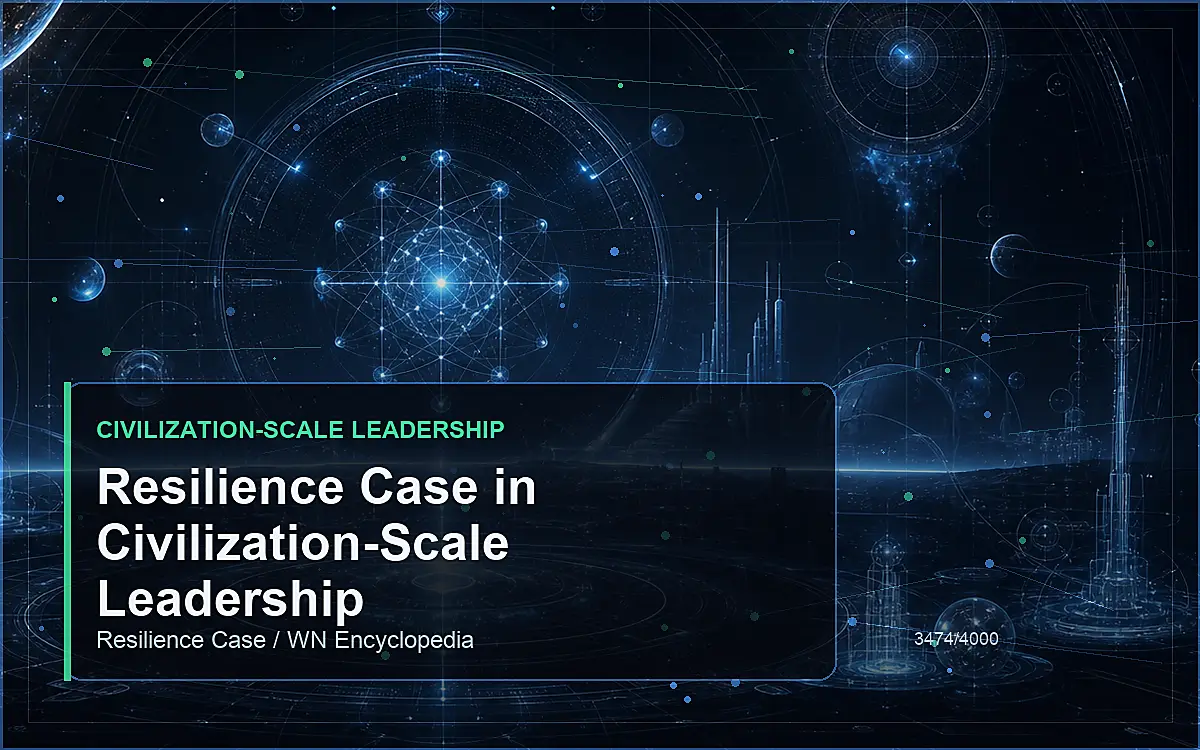 AI-generated encyclopedia reference image for Resilience Case in Civilization-Scale Leadership