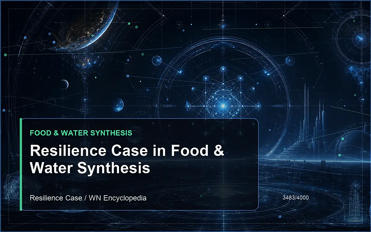 AI-generated encyclopedia reference image for Resilience Case in Food & Water Synthesis