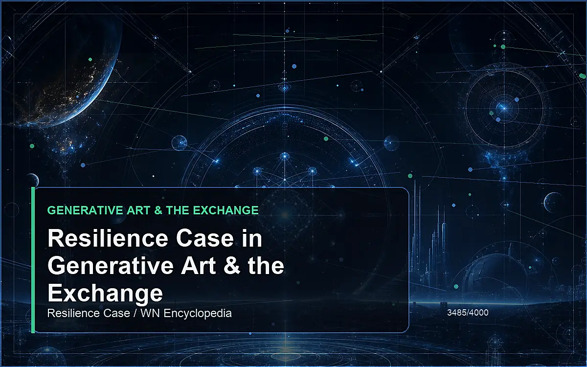 AI-generated encyclopedia reference image for Resilience Case in Generative Art & the Exchange