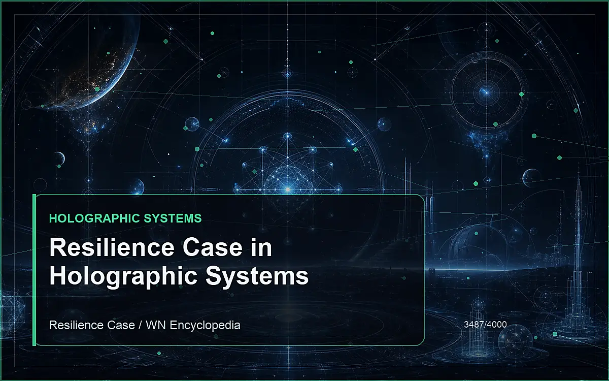 AI-generated encyclopedia reference image for Resilience Case in Holographic Systems