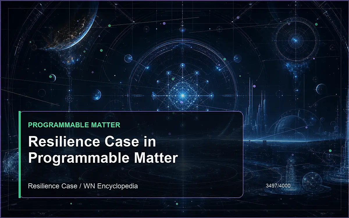 AI-generated encyclopedia reference image for Resilience Case in Programmable Matter