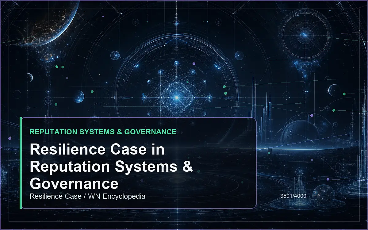 AI-generated encyclopedia reference image for Resilience Case in Reputation Systems & Governance
