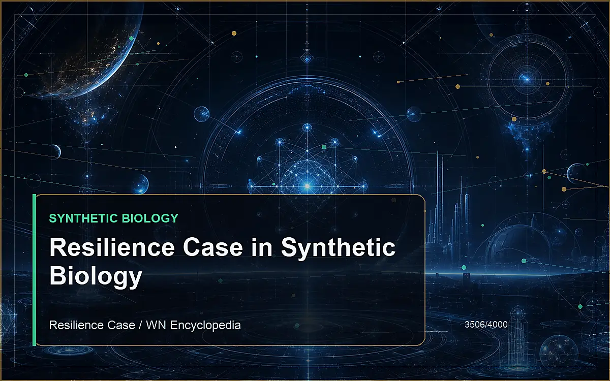 AI-generated encyclopedia reference image for Resilience Case in Synthetic Biology