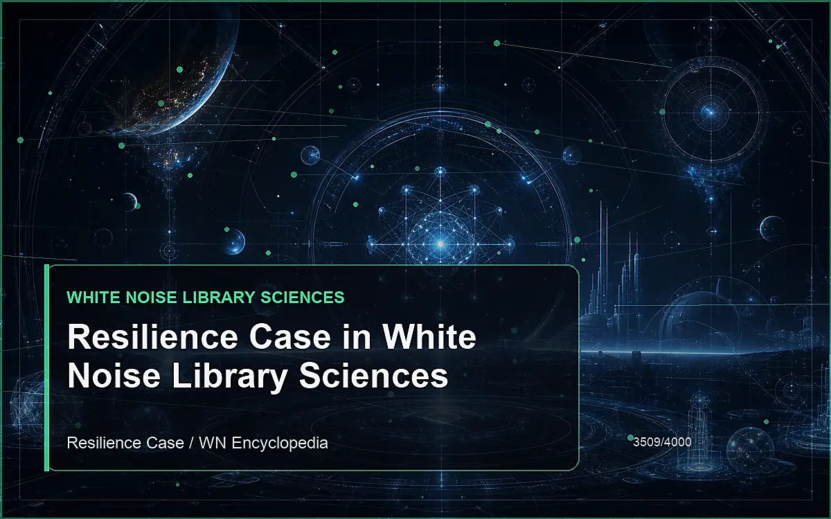 AI-generated encyclopedia reference image for Resilience Case in White Noise Library Sciences