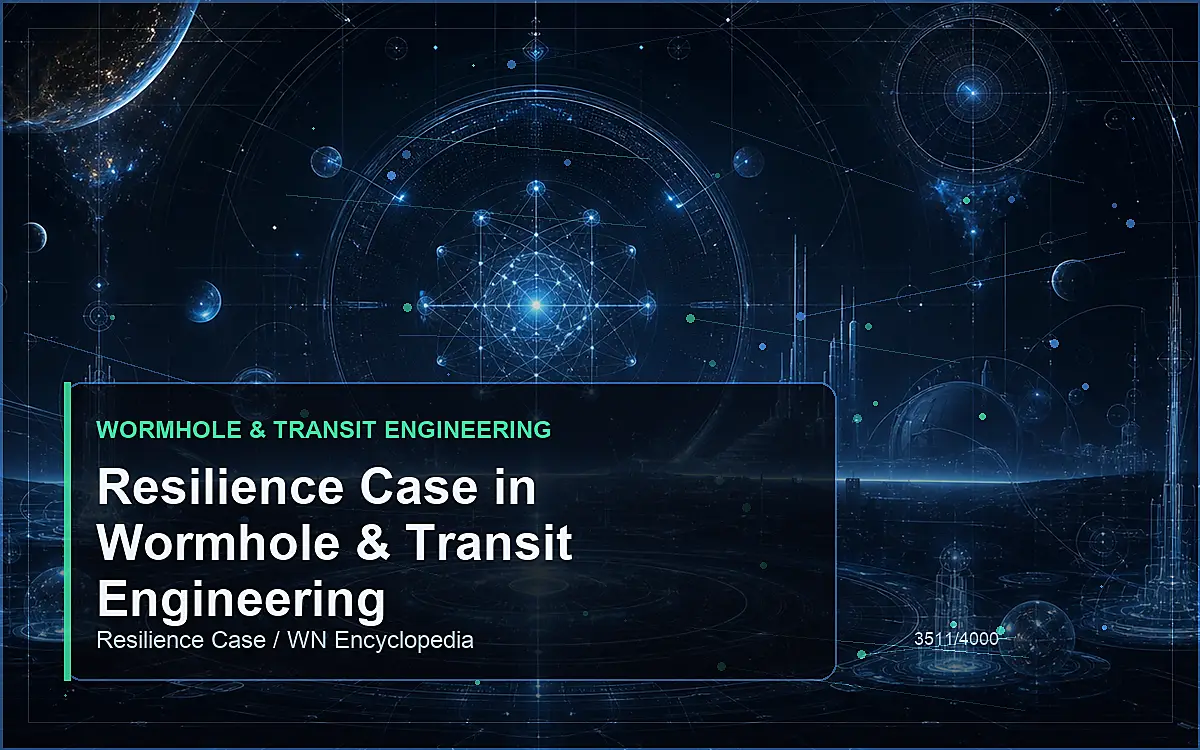 AI-generated encyclopedia reference image for Resilience Case in Wormhole & Transit Engineering
