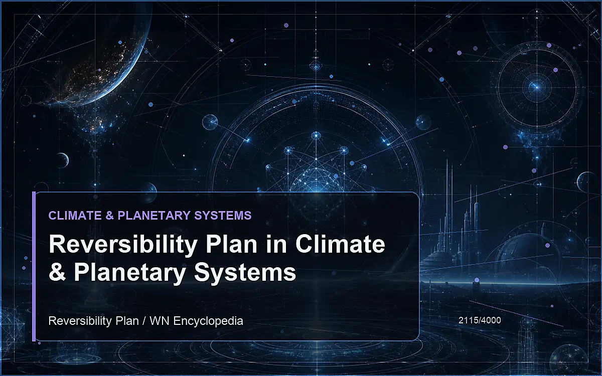 AI-generated encyclopedia reference image for Reversibility Plan in Climate & Planetary Systems