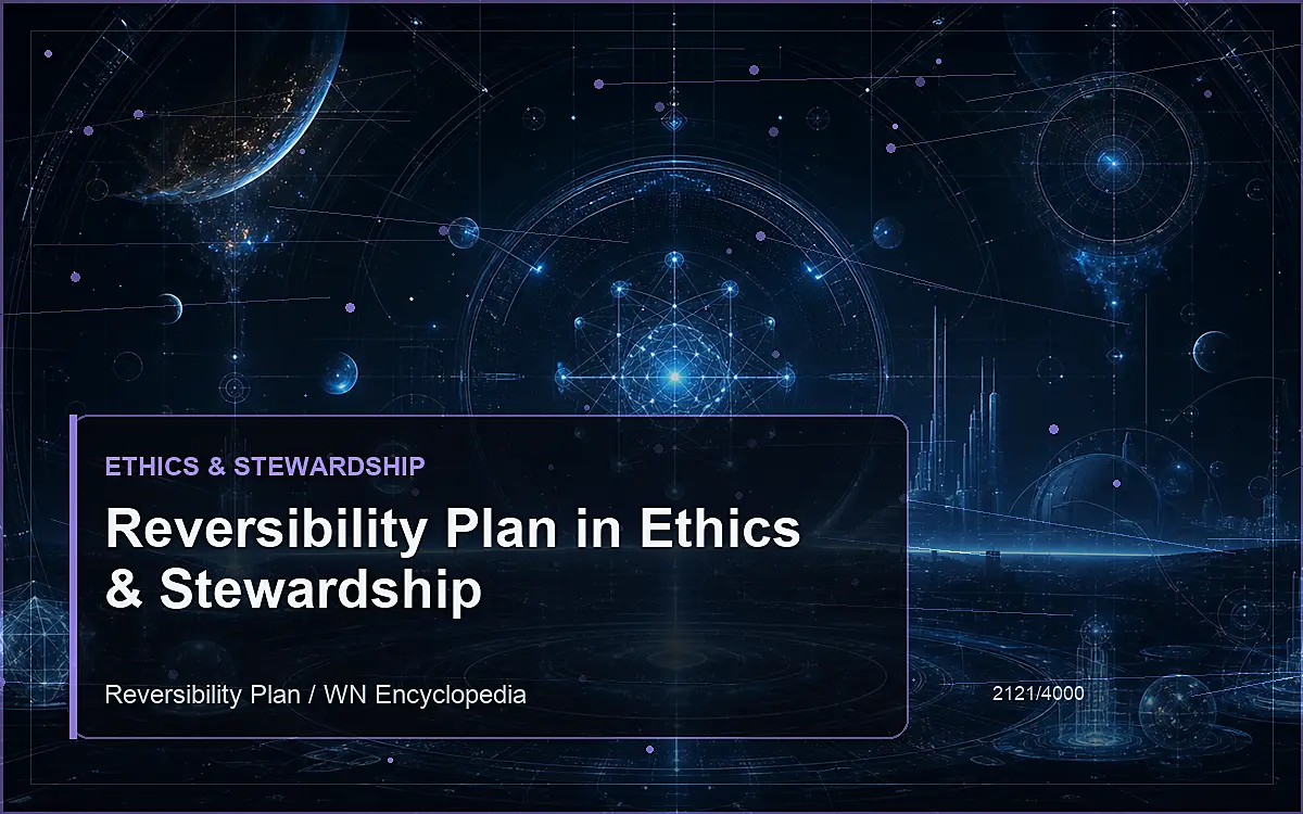 AI-generated encyclopedia reference image for Reversibility Plan in Ethics & Stewardship