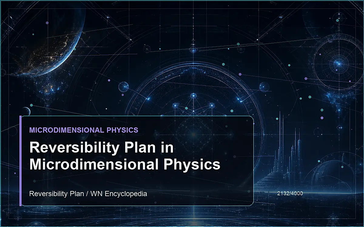 AI-generated encyclopedia reference image for Reversibility Plan in Microdimensional Physics