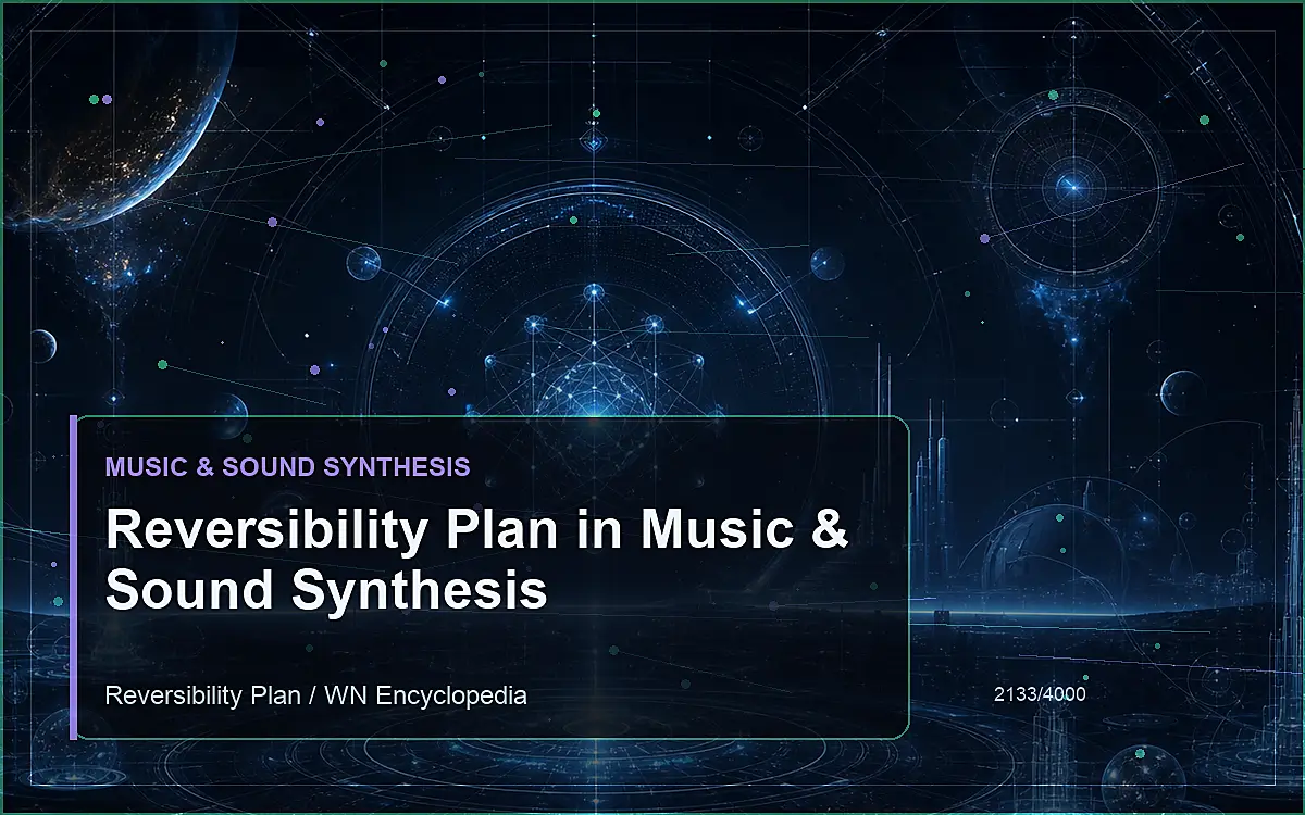 AI-generated encyclopedia reference image for Reversibility Plan in Music & Sound Synthesis