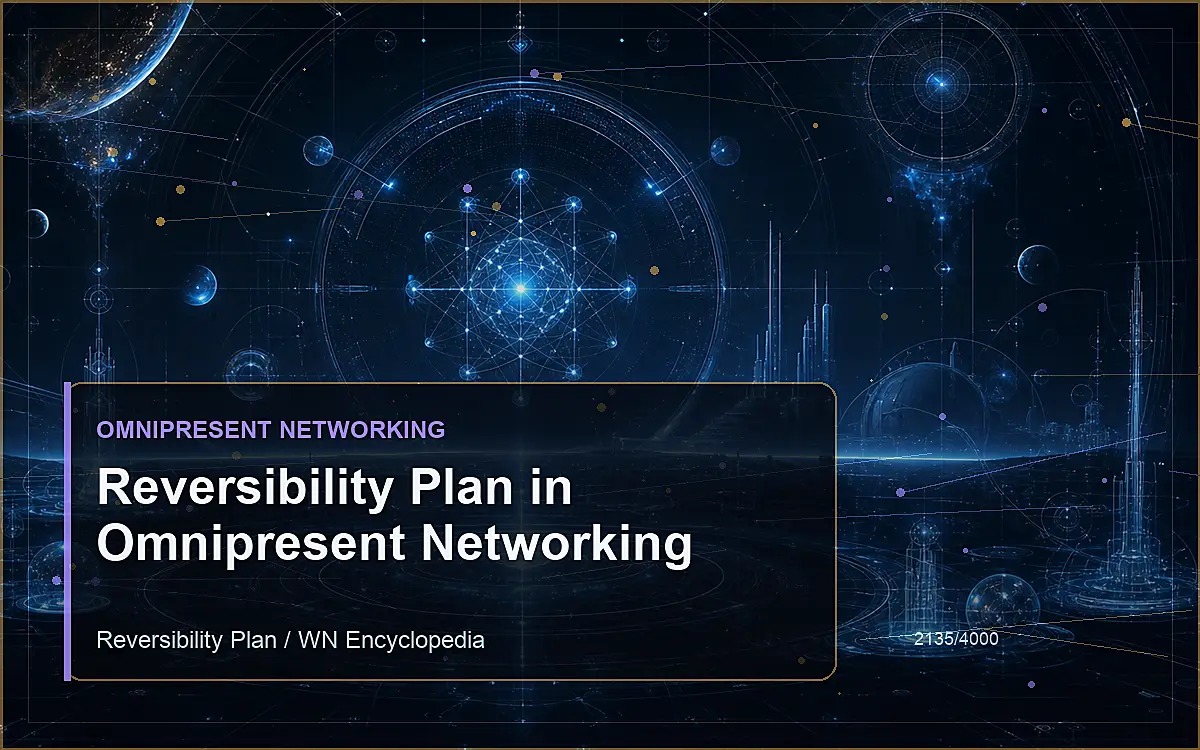 AI-generated encyclopedia reference image for Reversibility Plan in Omnipresent Networking