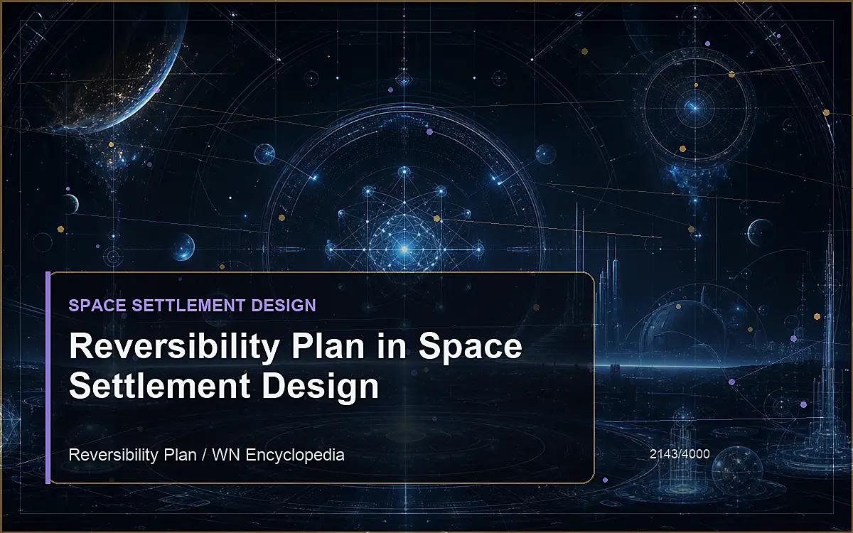 AI-generated encyclopedia reference image for Reversibility Plan in Space Settlement Design