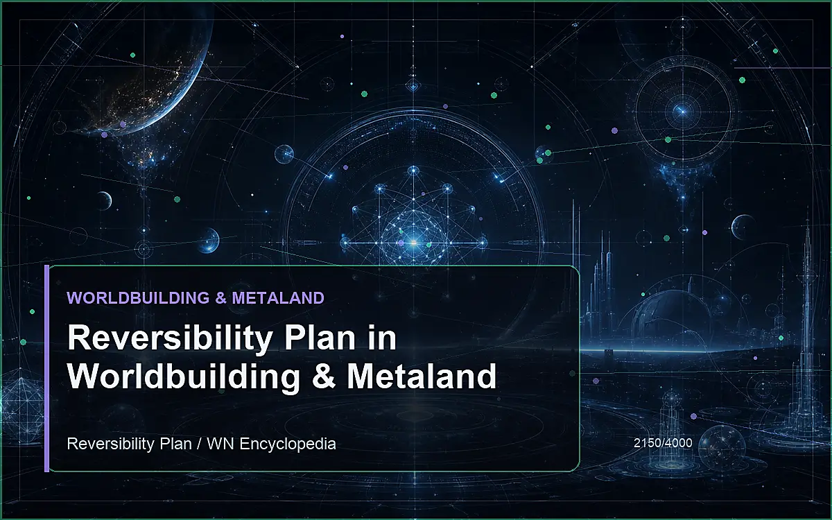 AI-generated encyclopedia reference image for Reversibility Plan in Worldbuilding & Metaland