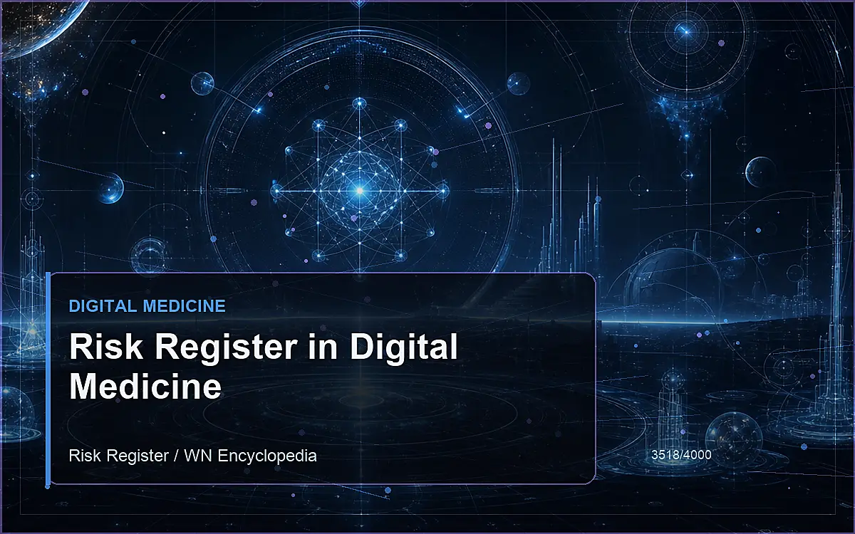 AI-generated encyclopedia reference image for Risk Register in Digital Medicine