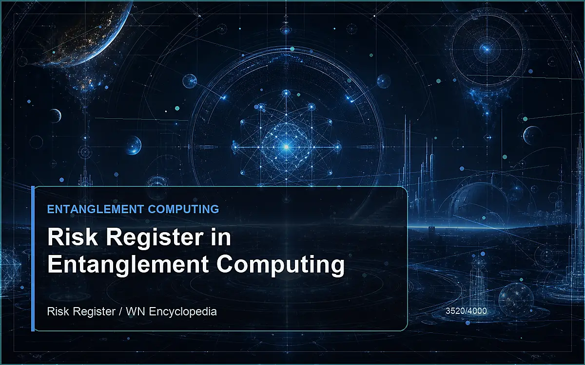 AI-generated encyclopedia reference image for Risk Register in Entanglement Computing