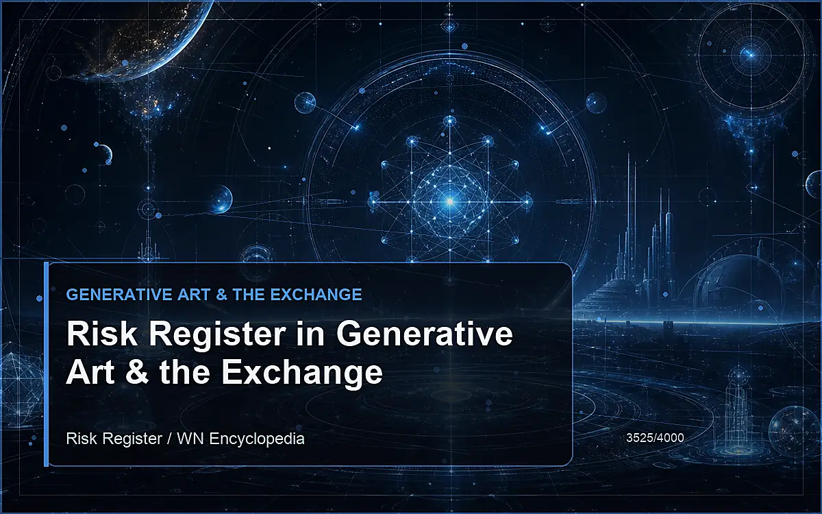 AI-generated encyclopedia reference image for Risk Register in Generative Art & the Exchange