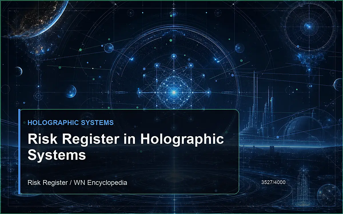 AI-generated encyclopedia reference image for Risk Register in Holographic Systems